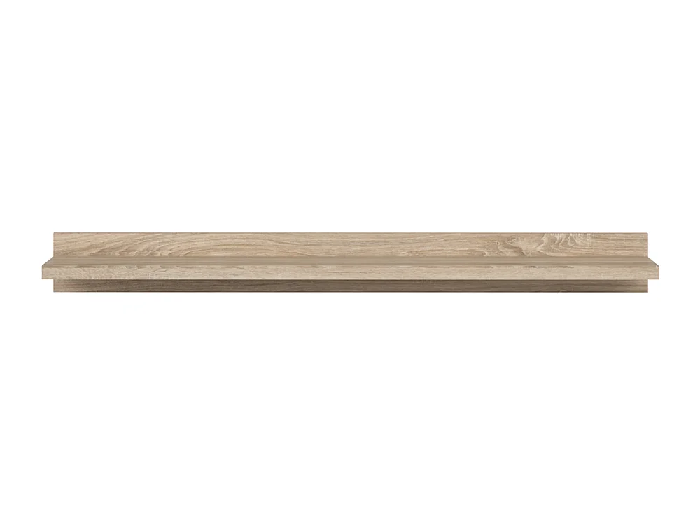 Étagère murale Nubo 80x8x23cm - pour salon et bureau - chêne sonoma/blanc
