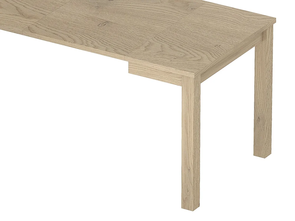 Ausziehbarer Tisch Axo 80x80/200 quadratisch Esszimmer Wohnzimmer 4-10 Pers Cremona Eiche
