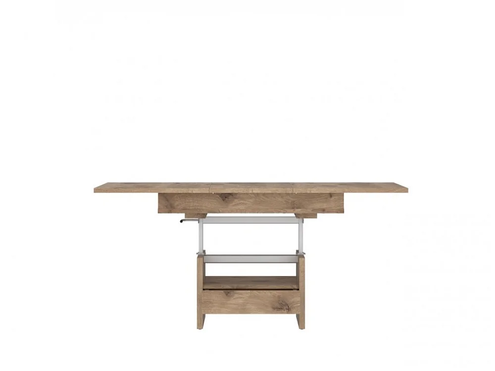 Table basse relevable et extensible Cortado 110-150x56x65cm - salon - chêne viking