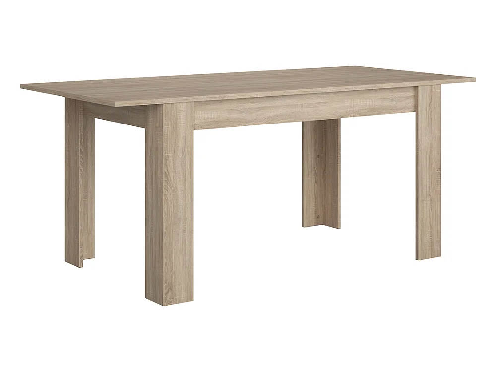 Table extensible Moso 137-176 cm pour 8 personnes moderne pour salle à manger chêne sonoma