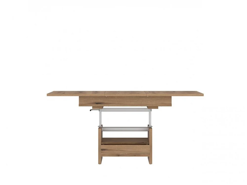 Table basse relevable et extensible Cortado 110-150x56x65cm - salon - chêne coast evoke