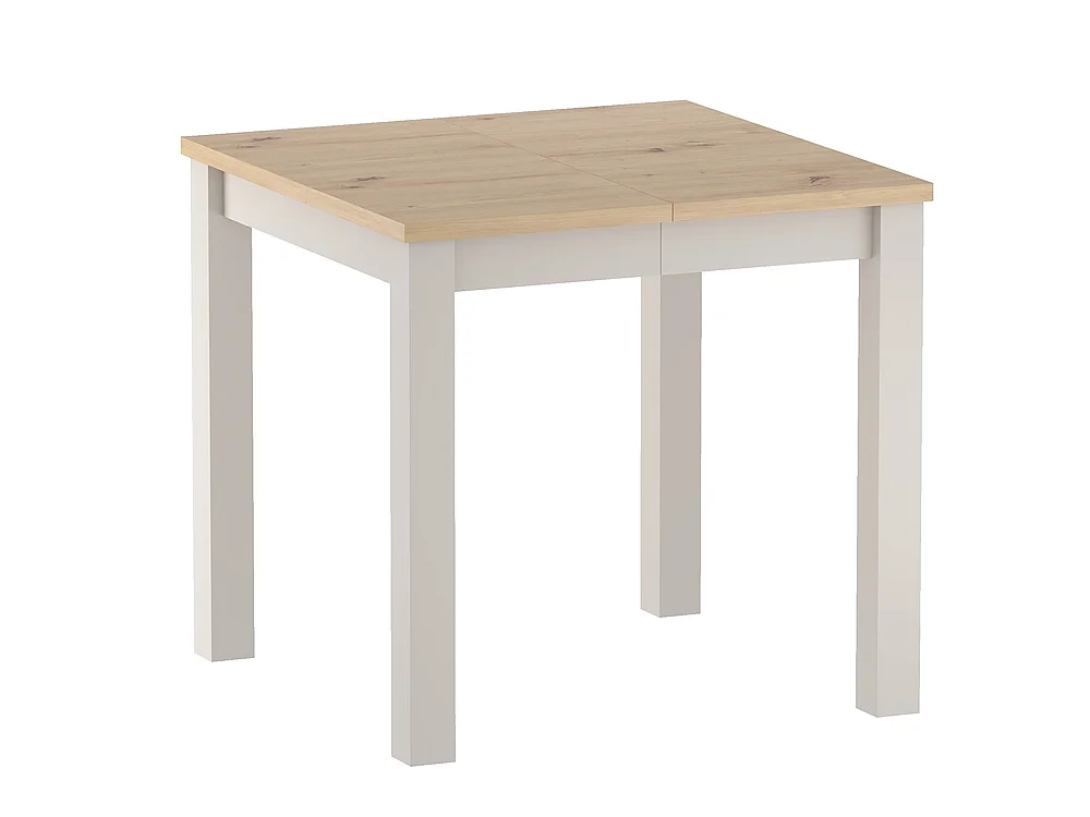 Ausziehbarer Tisch Axo 80x80/200 quadratisch Esszimmer Wohnzimmer 4-10 Pers Artisan Eiche
