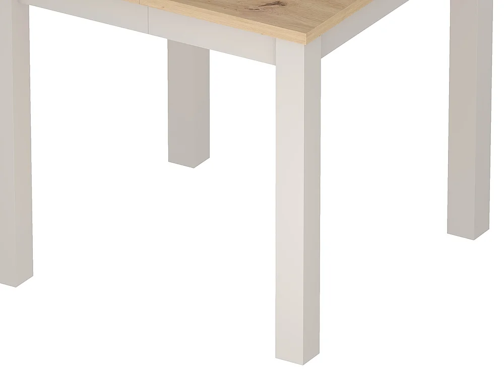 Ausziehbarer Tisch Axo 80x80/200 quadratisch Esszimmer Wohnzimmer 4-10 Pers Artisan Eiche