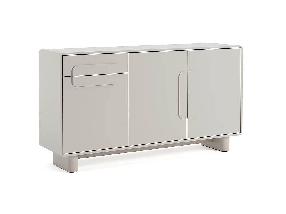 Commode Aura 3D1S 150x82x38cm - meuble de salon et de salle à manger - cachemire
