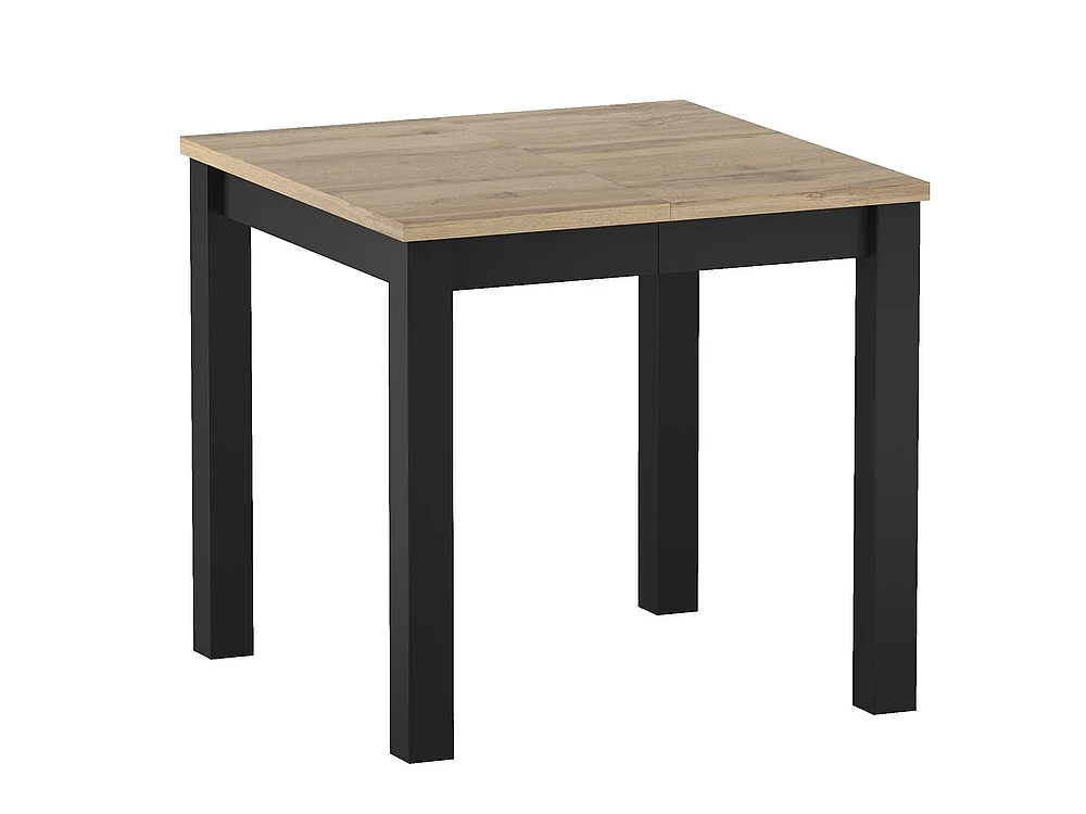 Table extensible Axo 80x80/200 carrée salle à manger salon 4-10 personnes Chêne Wotan