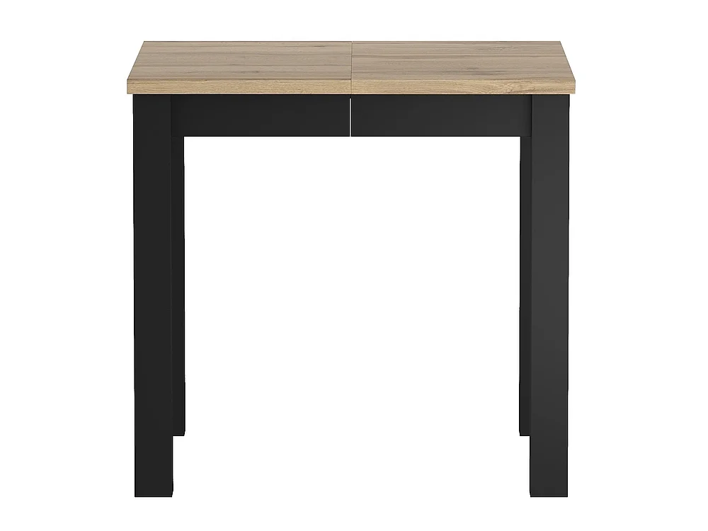 Table extensible Axo 80x80/200 carrée salle à manger salon 4-10 personnes Chêne Wotan