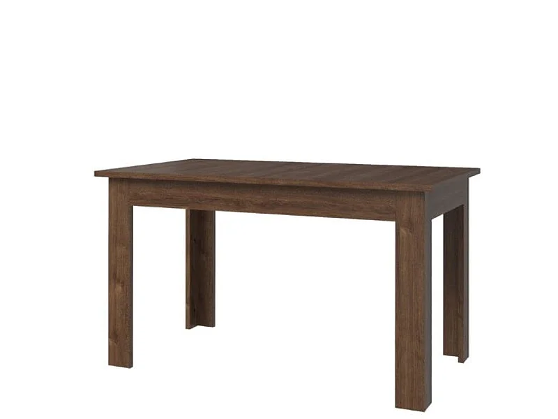 Table extensible Brass 130-170x76x80cm - rectangulaire - salle à manger - chêne brun