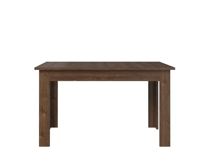 Table extensible Brass 130-170x76x80cm - rectangulaire - salle à manger - chêne brun