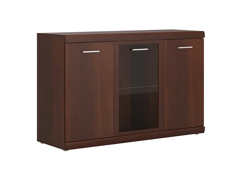 Buffet Imperial 140x89x45cm - 3 portes - 3 armoires - salon salle à manger - noyer