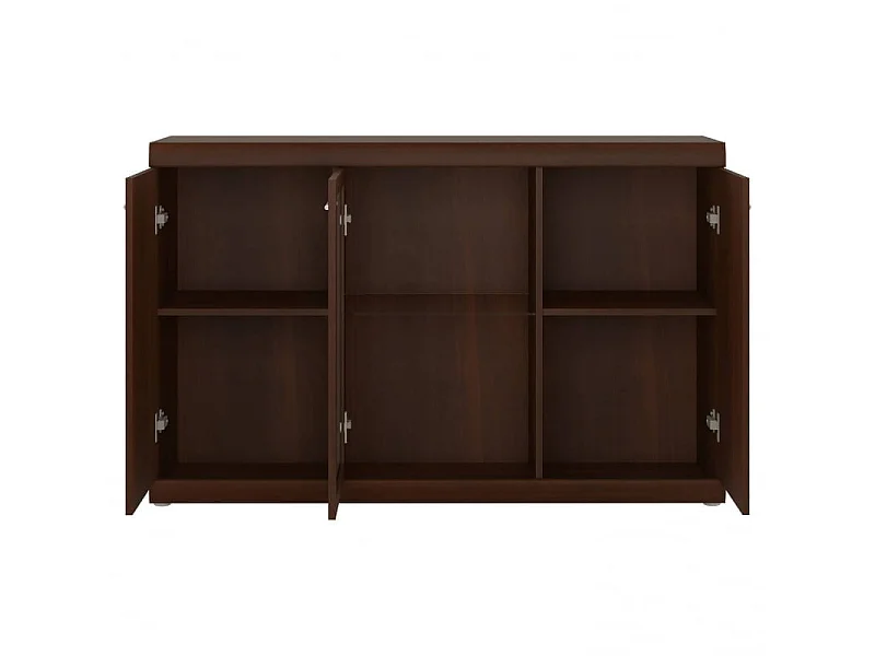 Buffet Imperial 140x89x45cm - 3 portes - 3 armoires - salon salle à manger - noyer