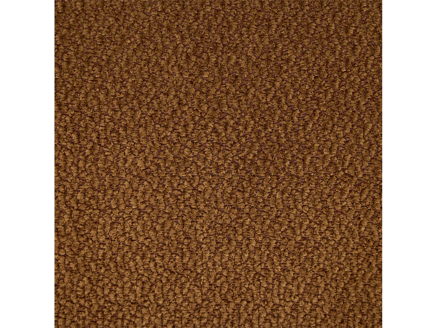 Sillón vintage de tela chenilla con estructura cromada terracota