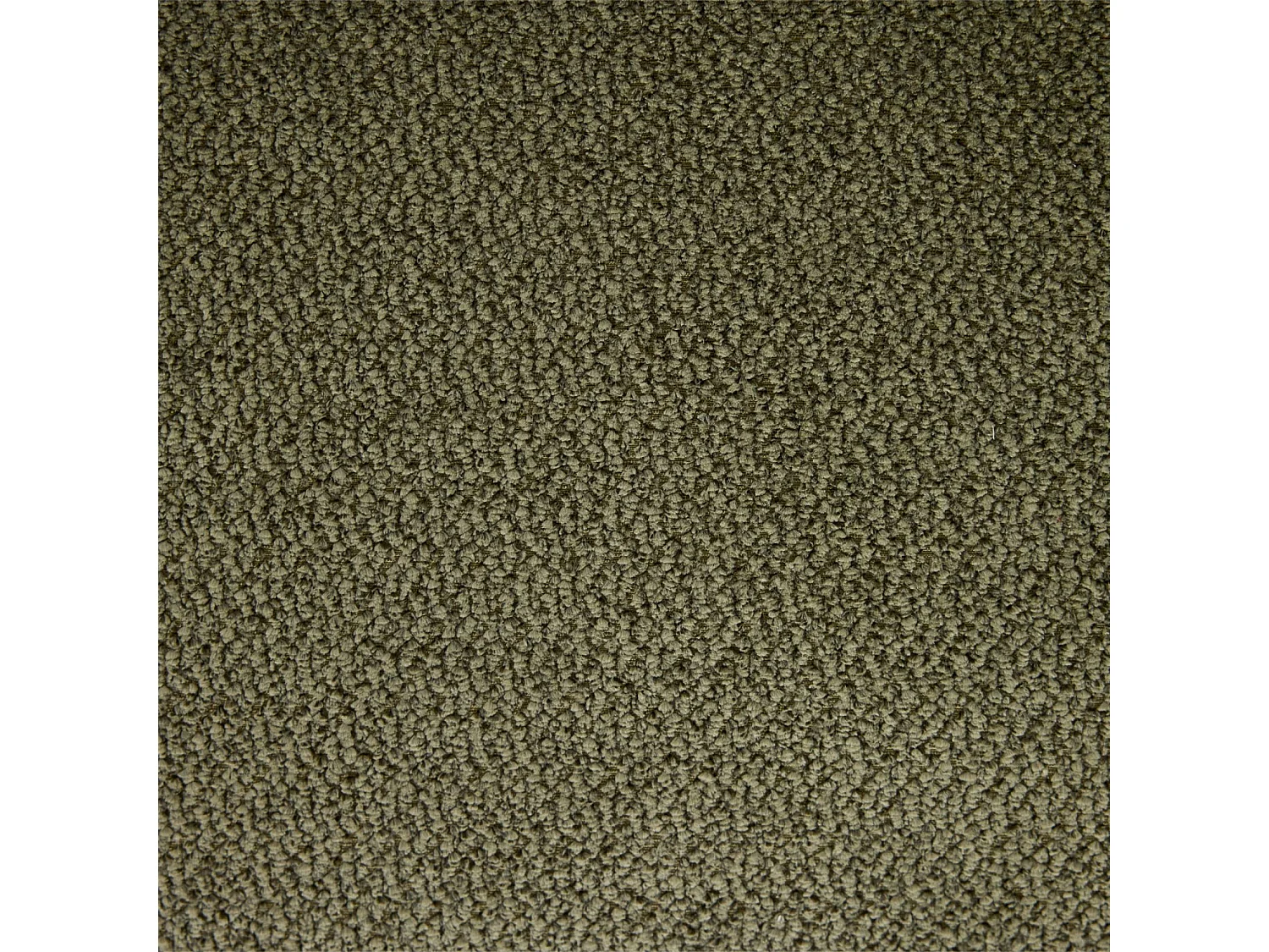 Sillón vintage de tela chenilla con estructura cromada verde kaki