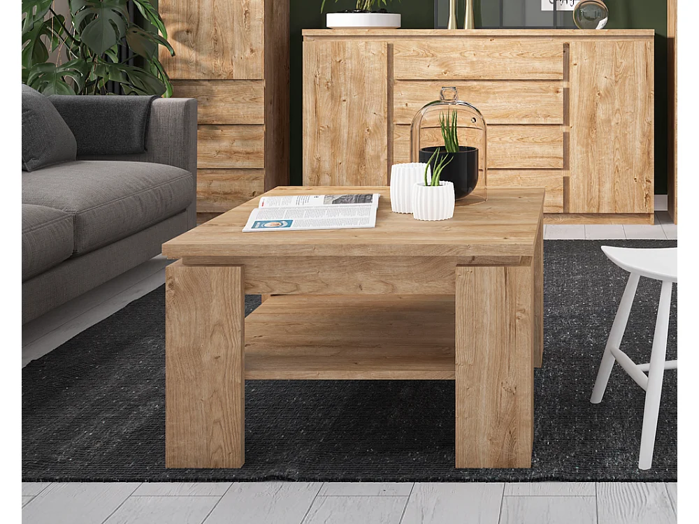 Couchtisch Fribo 110x43x67cm - rechteckig - Ablage - Jugendzimmer