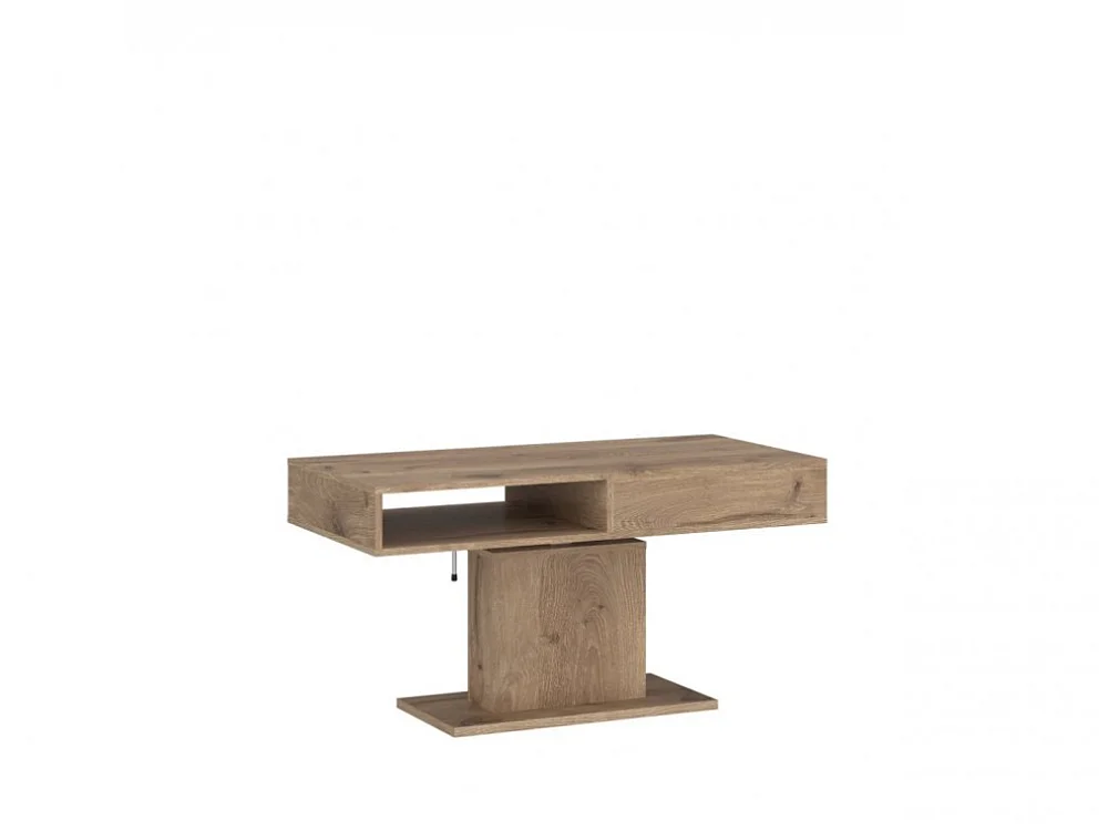 Salontafel Cortado 110x60x65cm - uitschuifbaar - lade - woonkamertafel - eik viking