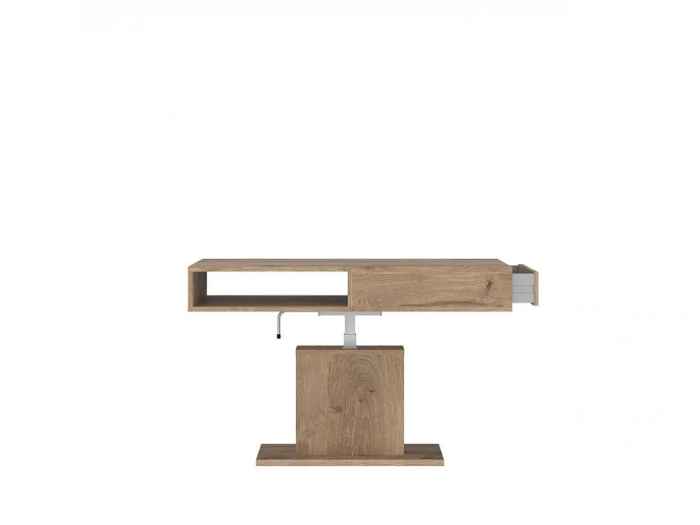 Salontafel Cortado 110x60x65cm - uitschuifbaar - lade - woonkamertafel - eik viking