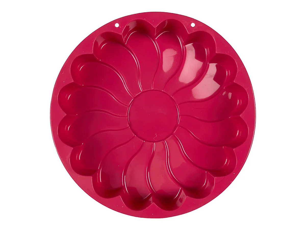 Moule à Gâteau en Silicone "Marguerite" 21cm Rose