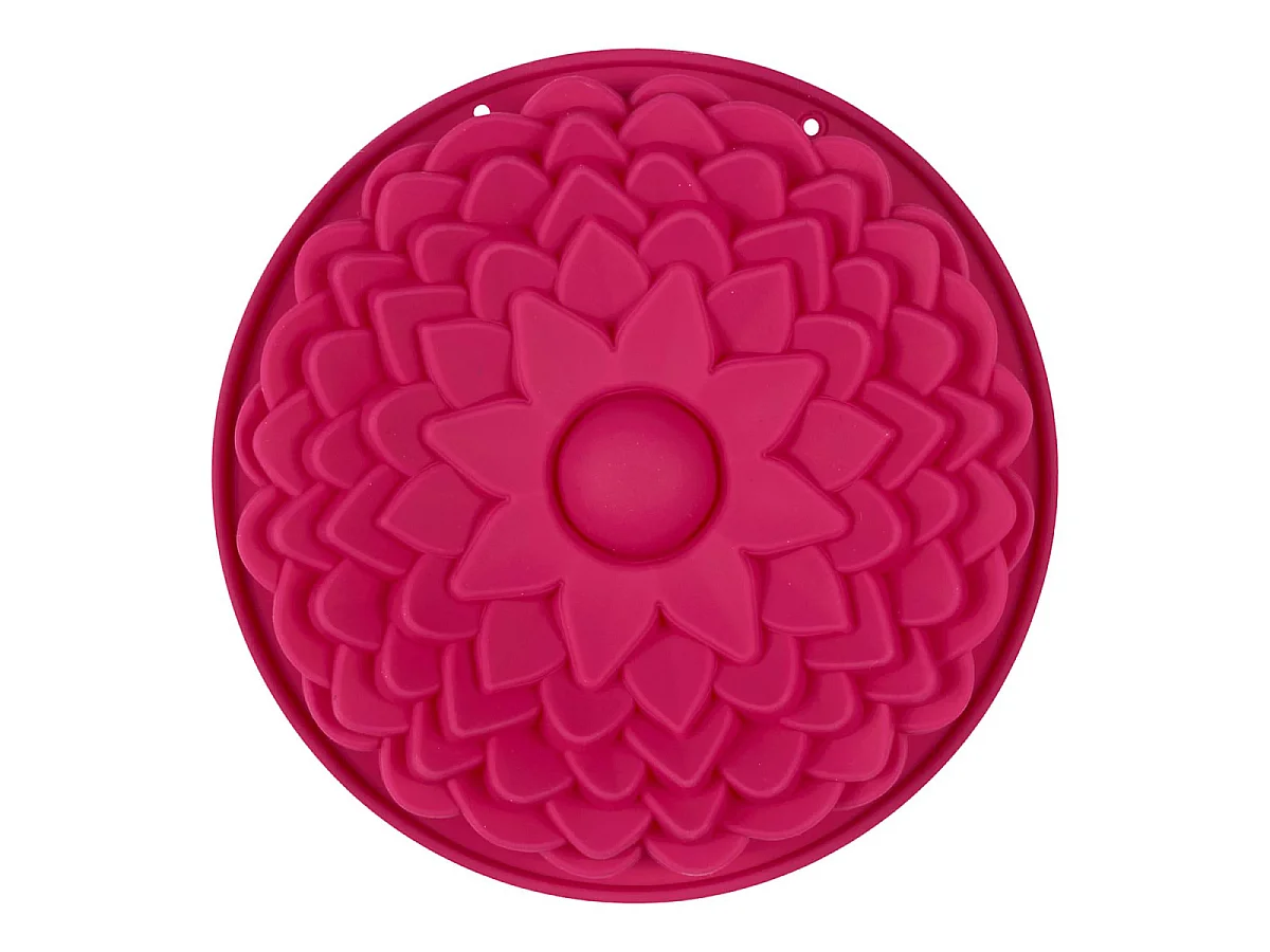Moule à Gâteau en Silicone "Dahlia" 20cm Rose