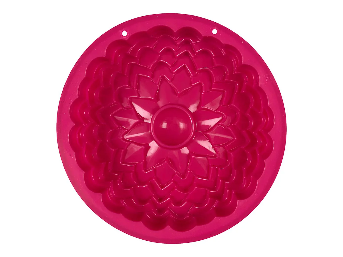 Moule à Gâteau en Silicone "Dahlia" 20cm Rose