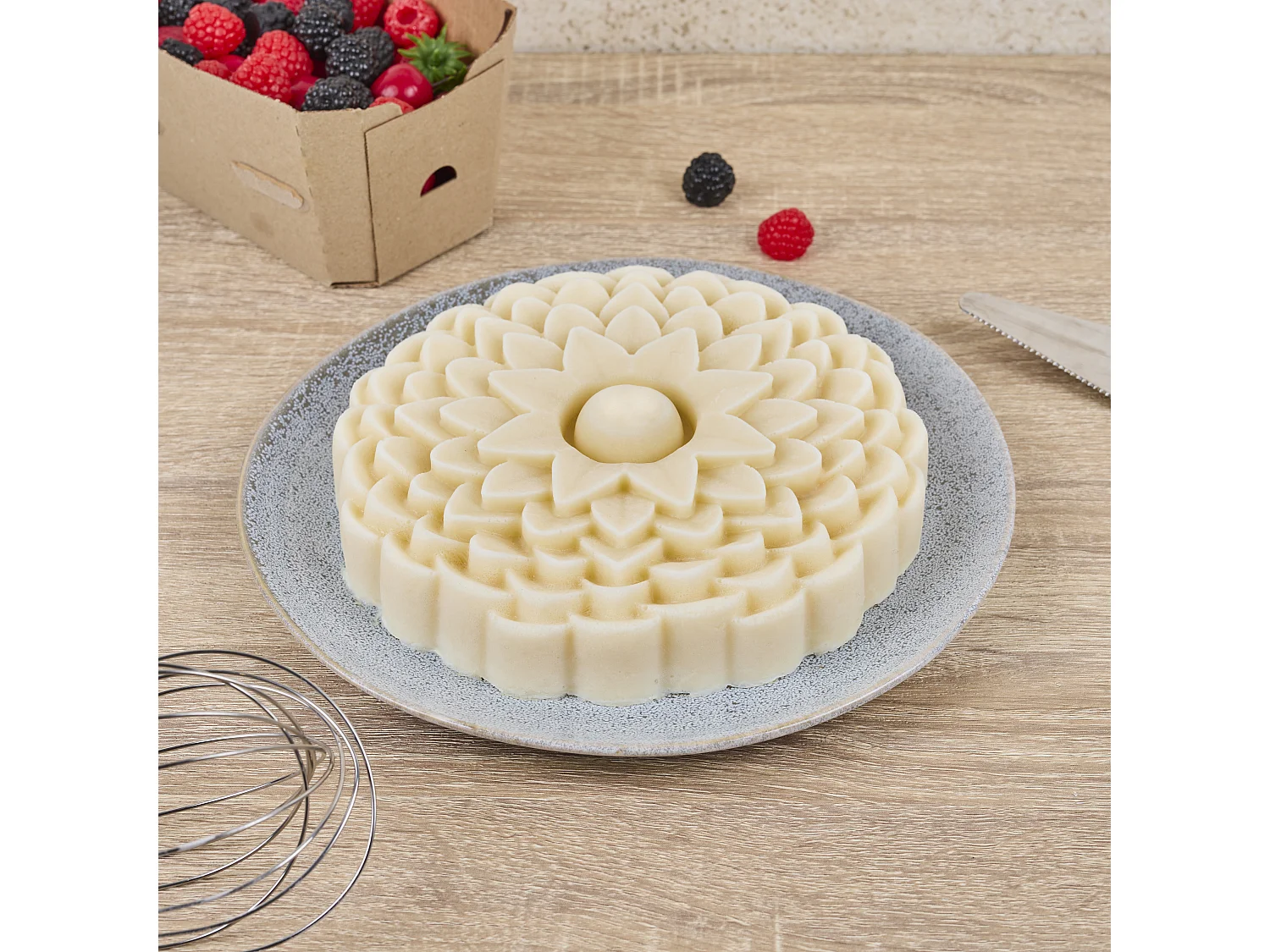 Moule en Silicone - LILY COOK - Dahlia - Fantaisie - Rose