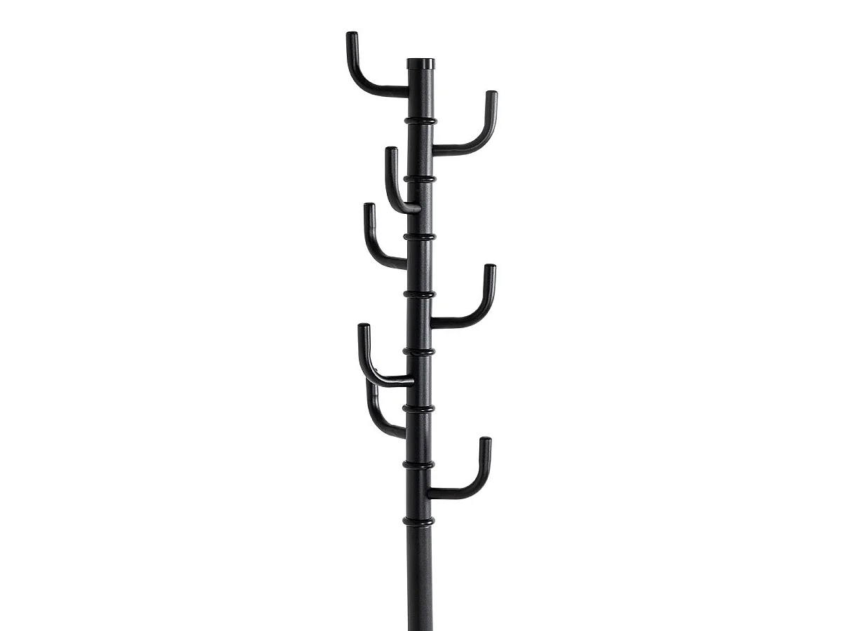 Porte-Manteau 8 Crochets "Olgo" 170cm Noir