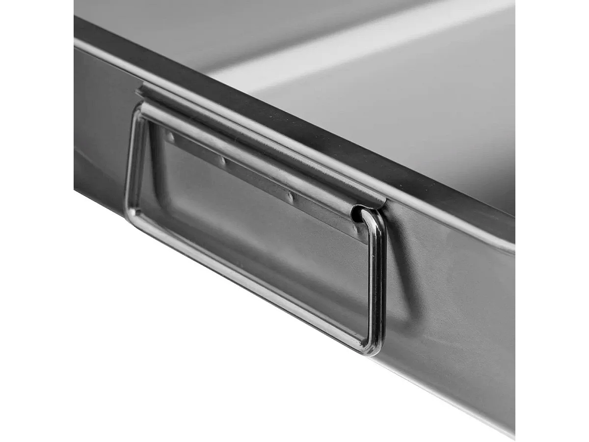 Plat à Four Avec Grille "Rôtir" 39cm Argent