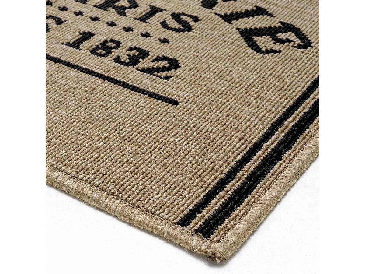 Tapis de Cuisine "Troquet" 50x80cm Marron