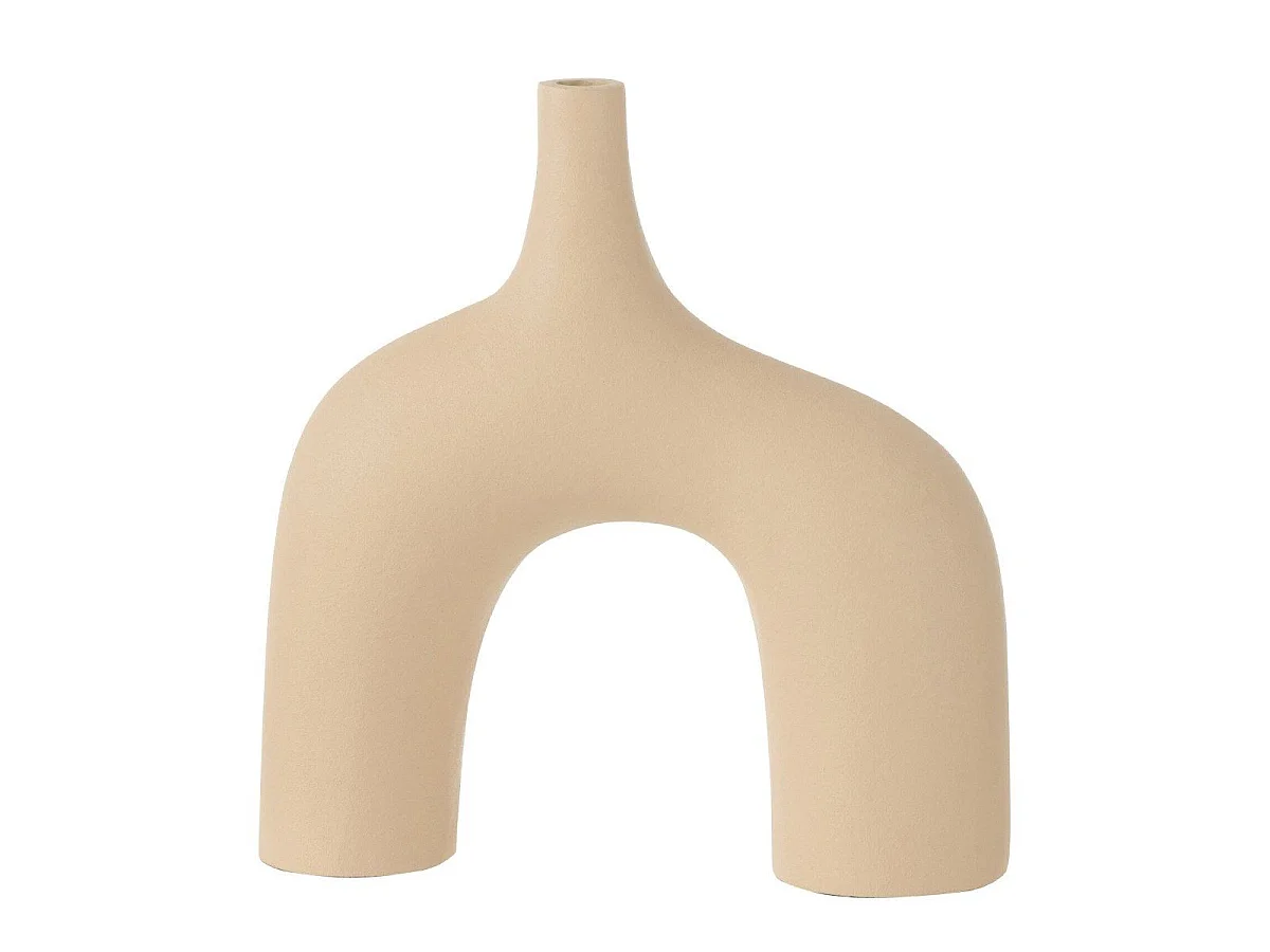 Vase Design "Camille" 30cm Beige