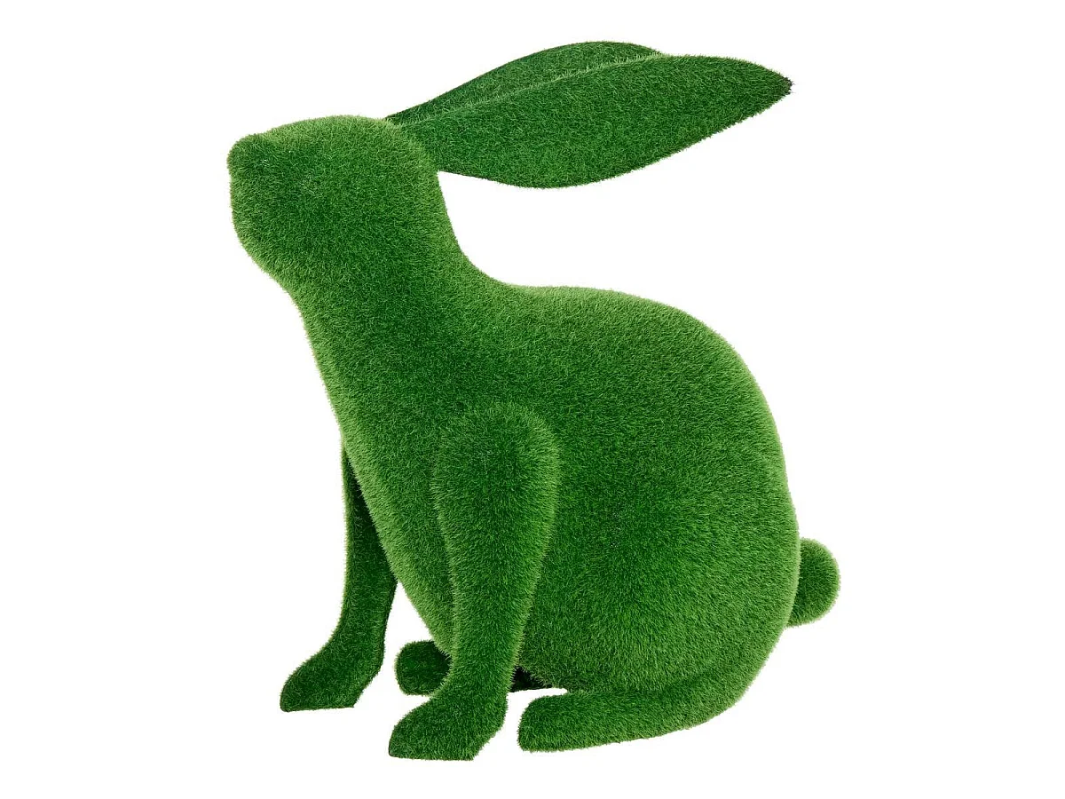 Lapin Déco Extérieur "Grass" 38cm Vert