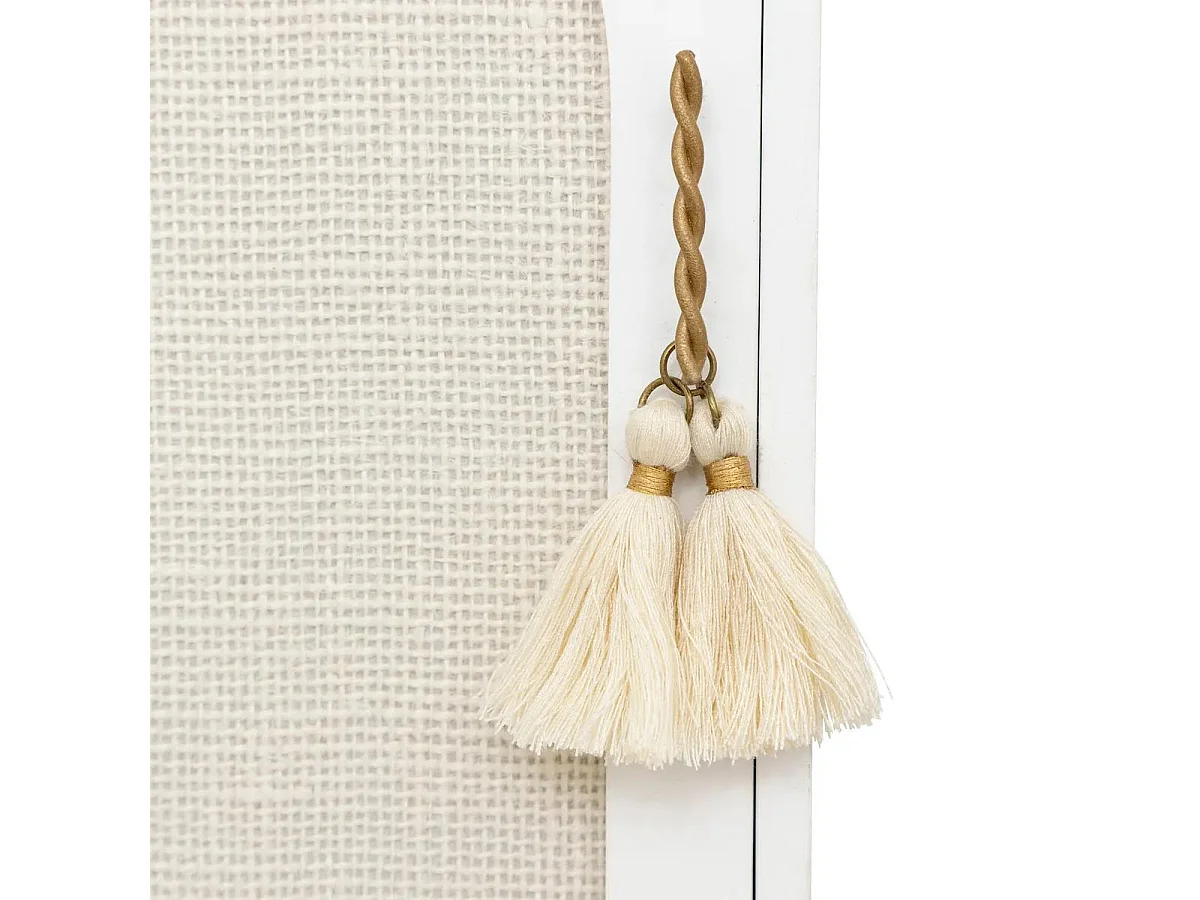 Boîte à Clés Miroir "Wild Romance" 28cm Blanc