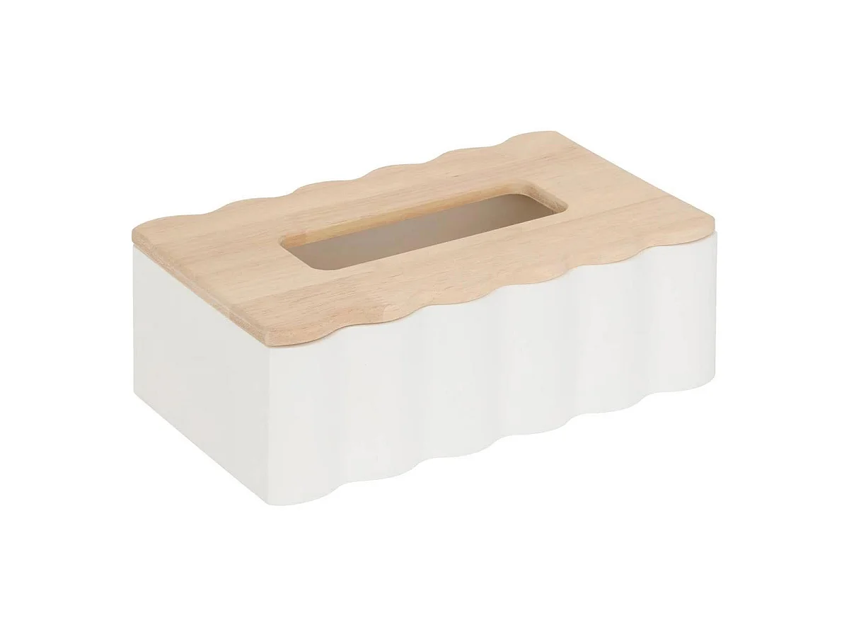 Boîte à Mouchoirs Design "Chéri" 24cm Blanc