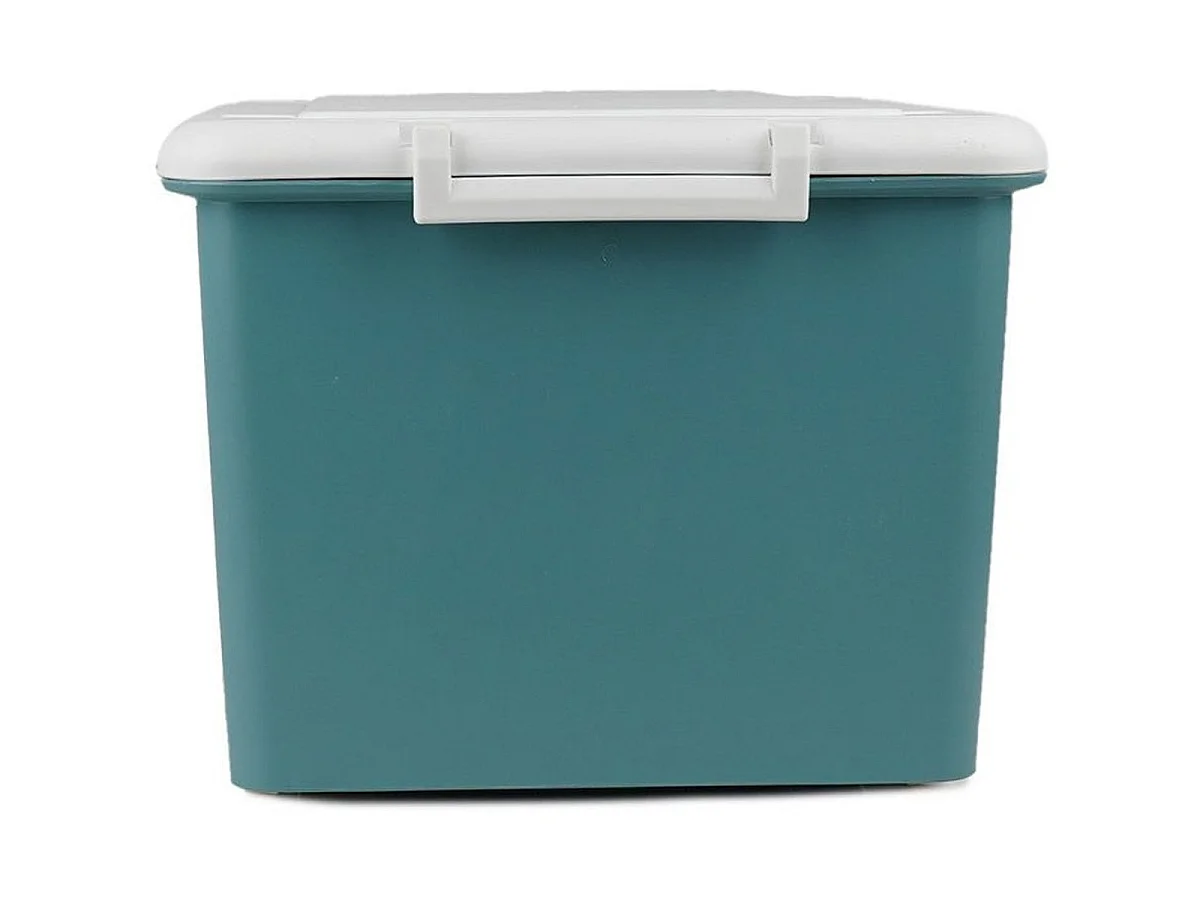 Thermobaby PLAYBOX lot de 3 boîtes de rangement à roulettes 26 L – Vert Azur