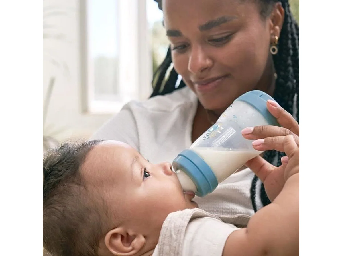 MAM Easy Start Anti-Colic Biberon 260 ml - Lot de 2 (Débit 2) Océan & Sable