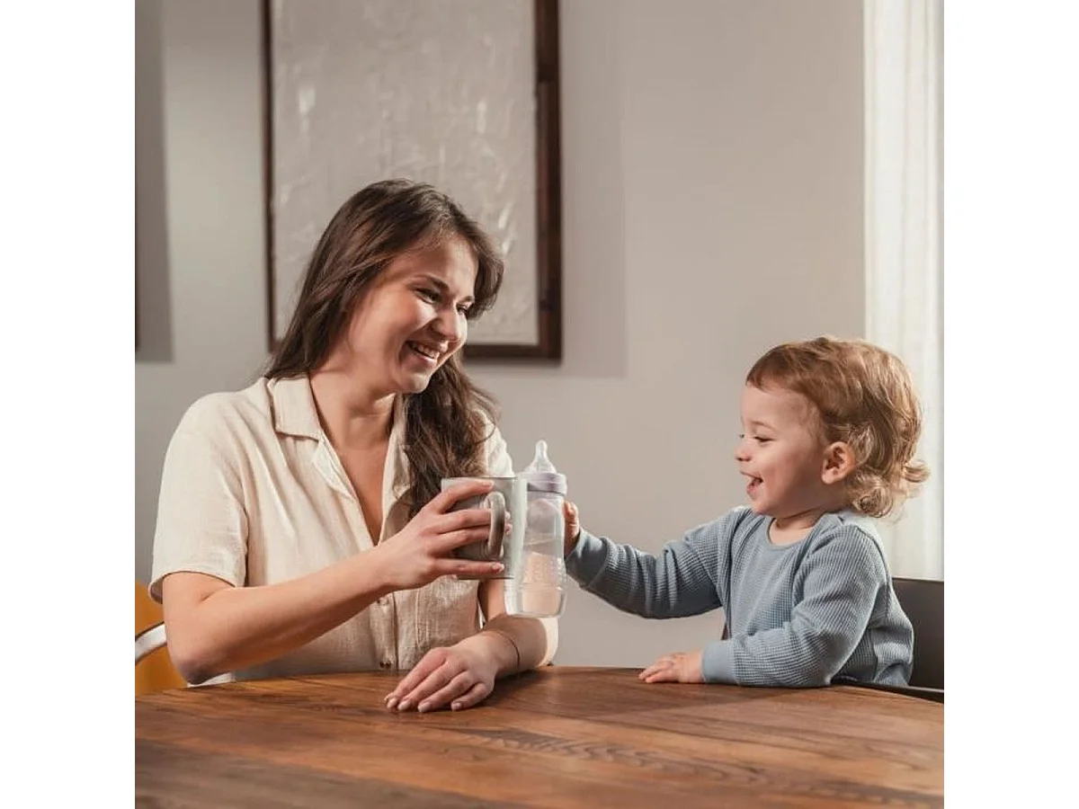 MAM Easy Active Biberon 330 ml – Tétine silicone ergonomique 2ème âge
