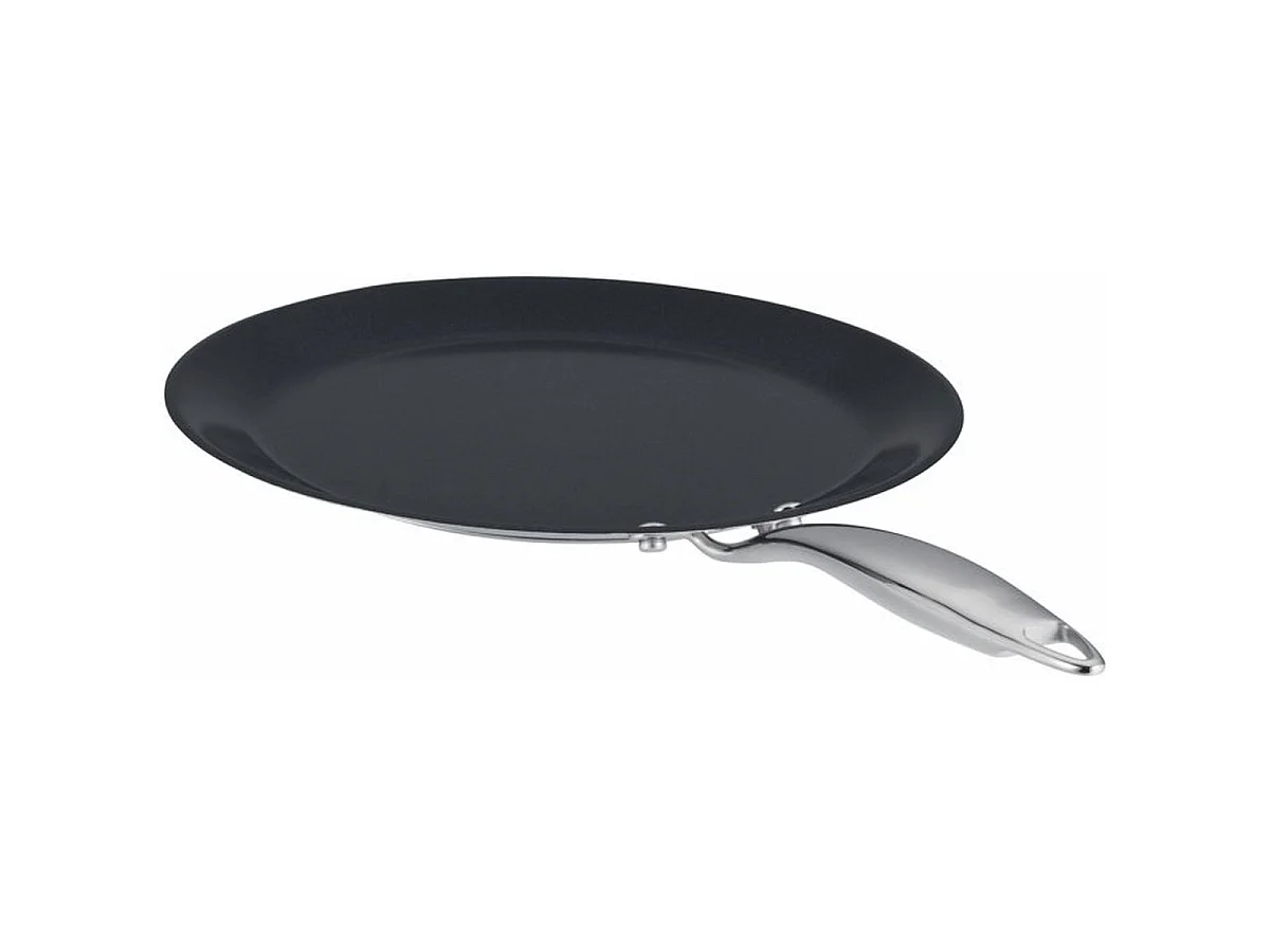 ARTHUR MARTIN Grand Chef Crêpière Ø28 cm en inox 18/10, revêtement céramique