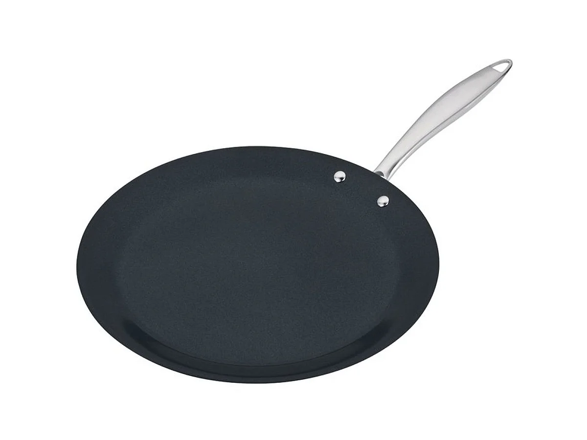 ARTHUR MARTIN Grand Chef Crêpière Ø28 cm en inox 18/10, revêtement céramique