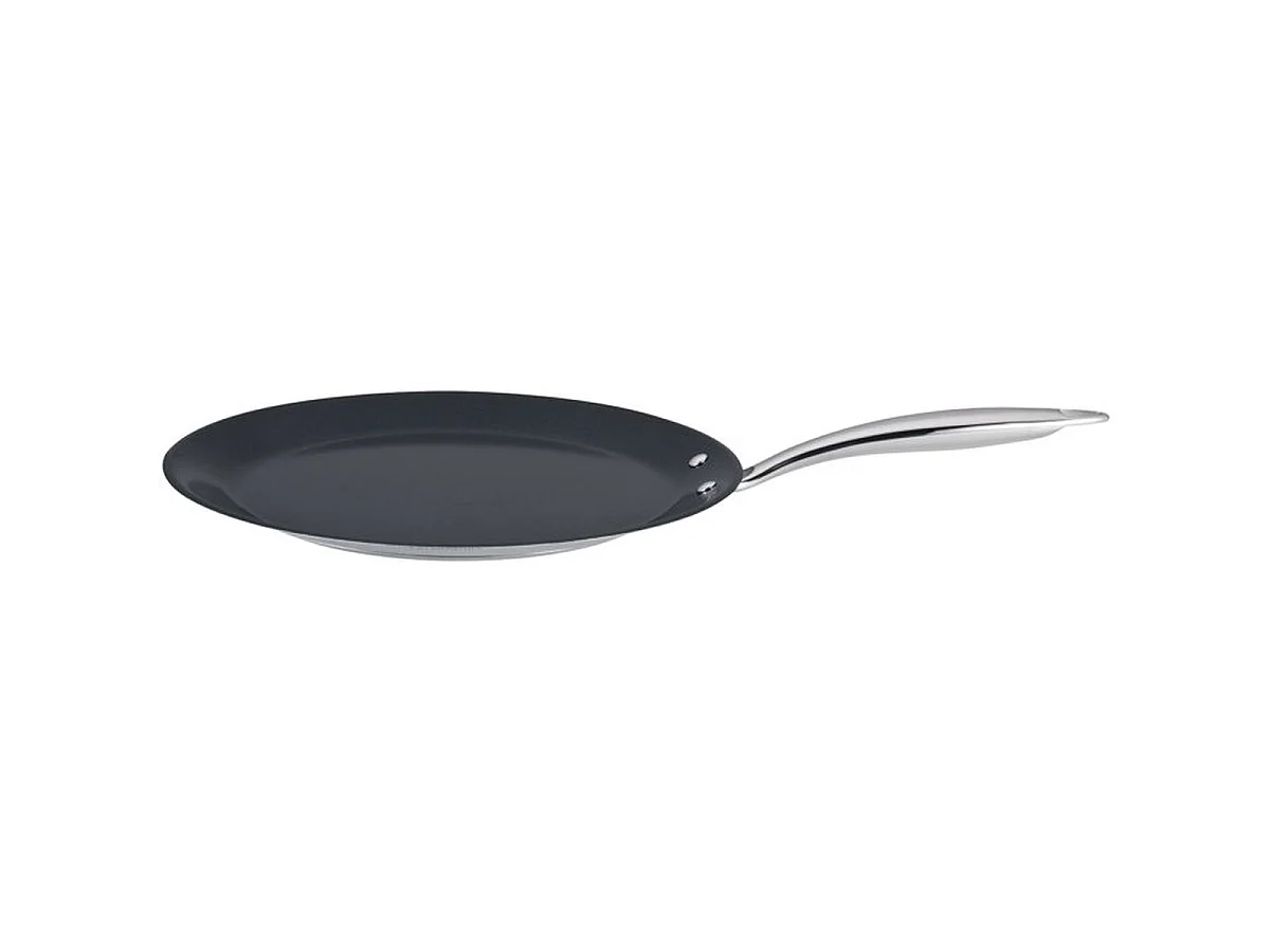 ARTHUR MARTIN Grand Chef Crêpière Ø28 cm en inox 18/10, revêtement céramique
