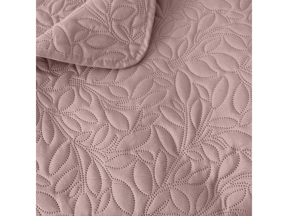 Couvre-lit en Microfibre "Rosa" 220x240cm Rose