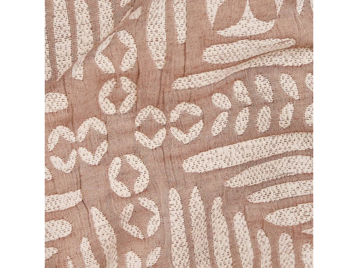 Dessus de Lit "Nuvia" 240x260cm Terracotta