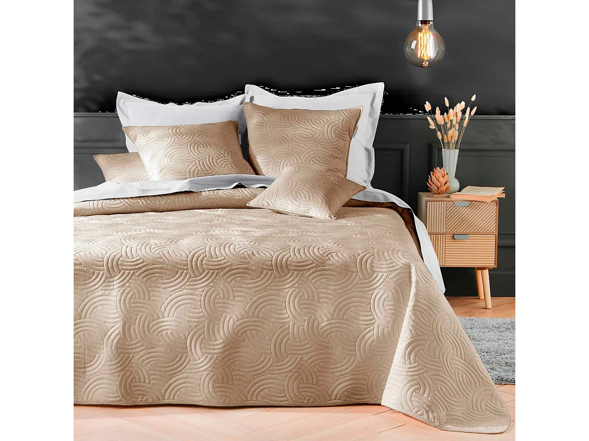 Couvre-Lit & 2 Housses de Coussin "Solange" 220x240cm Lin