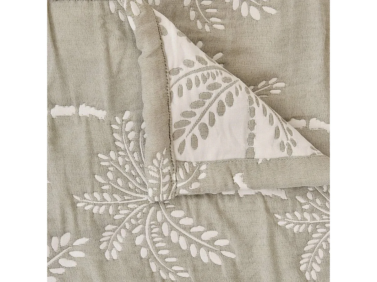Dessus de Lit Réversible "Nuvia" 240x260cm Vert Céladon