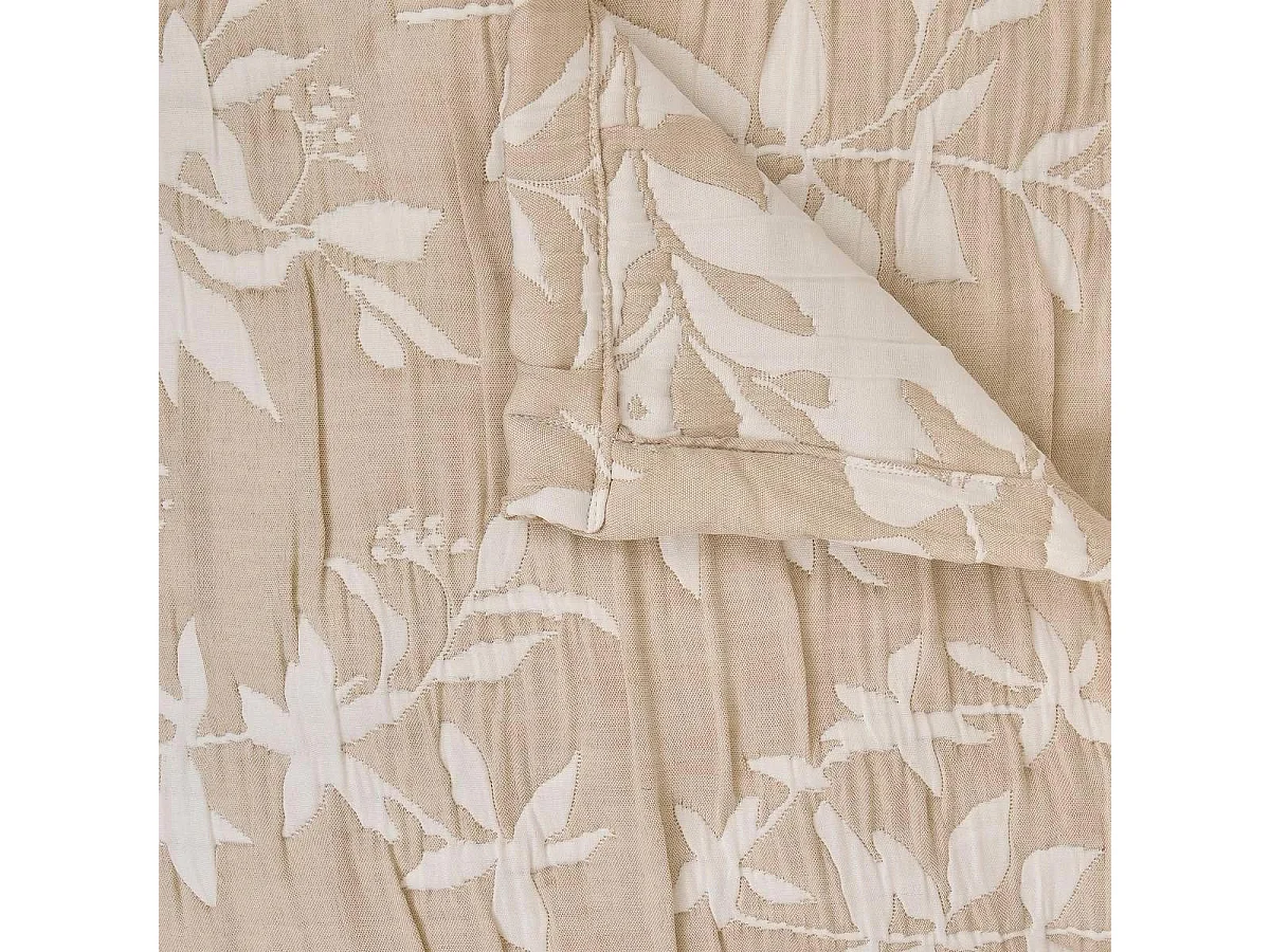 Dessus de Lit Réversible "Nuvia" 240x260cm Beige