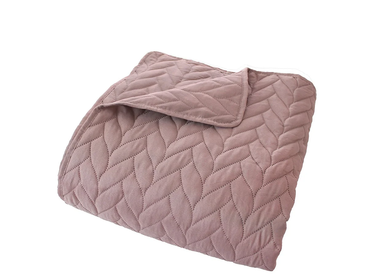 Couvre-lit en Microfibre "Tessa" 220x240cm Rose