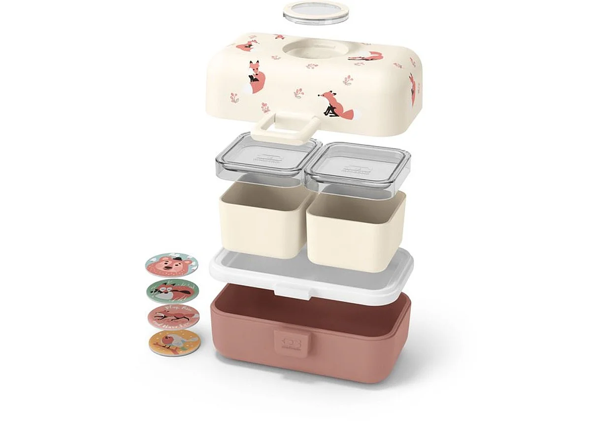 MONBENTO MB Tresor Lunch Box enfant Canelle Fox 800 ml
