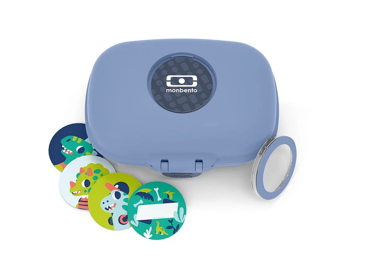 Monbento MB Gram Boîte Goûter 600 ml – Bleu Infinity, Bento enfant