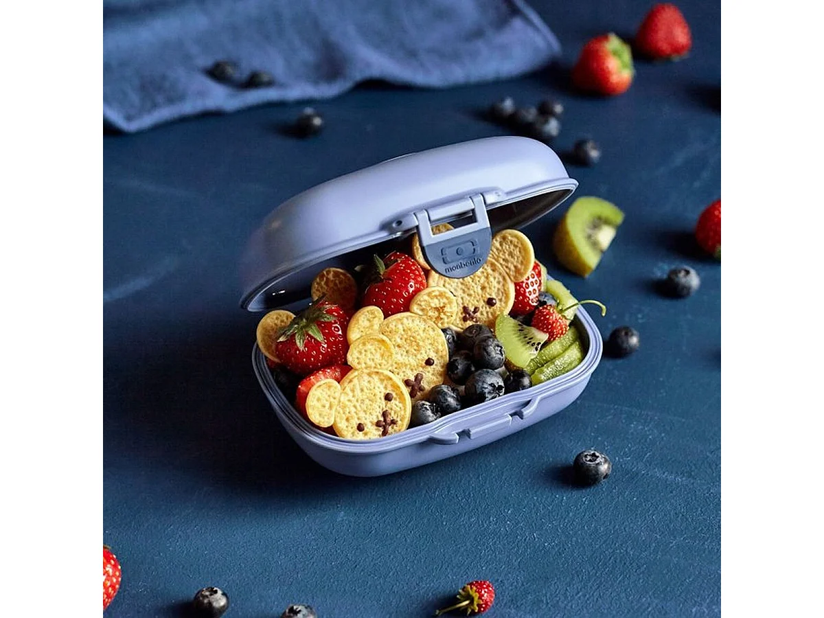 Monbento MB Gram Boîte Goûter 600 ml – Bleu Infinity, Bento enfant