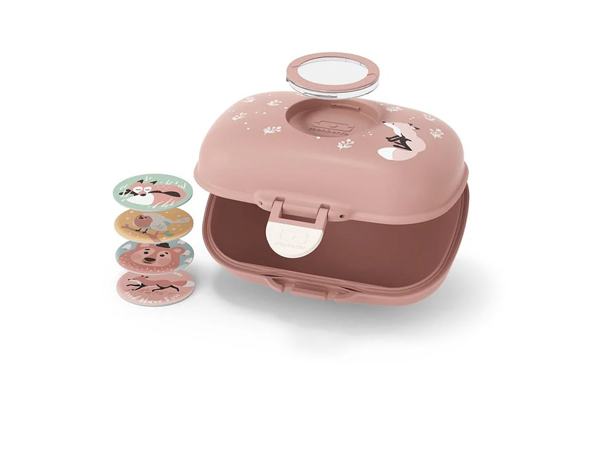 MONBENTO MB Gram Boîte à goûter hermétique 600 ml — Cannelle Fox