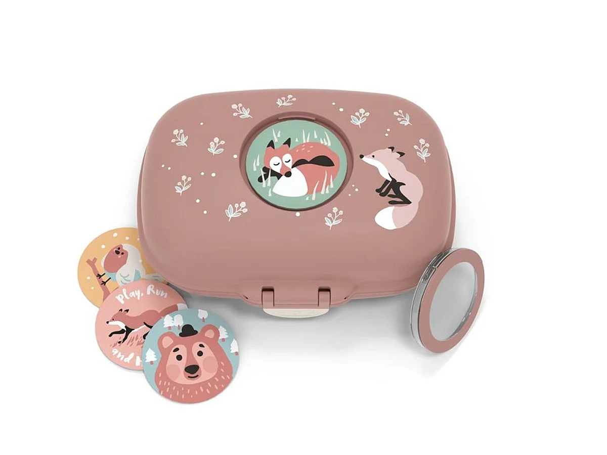 MONBENTO MB Gram Boîte à goûter hermétique 600 ml — Cannelle Fox