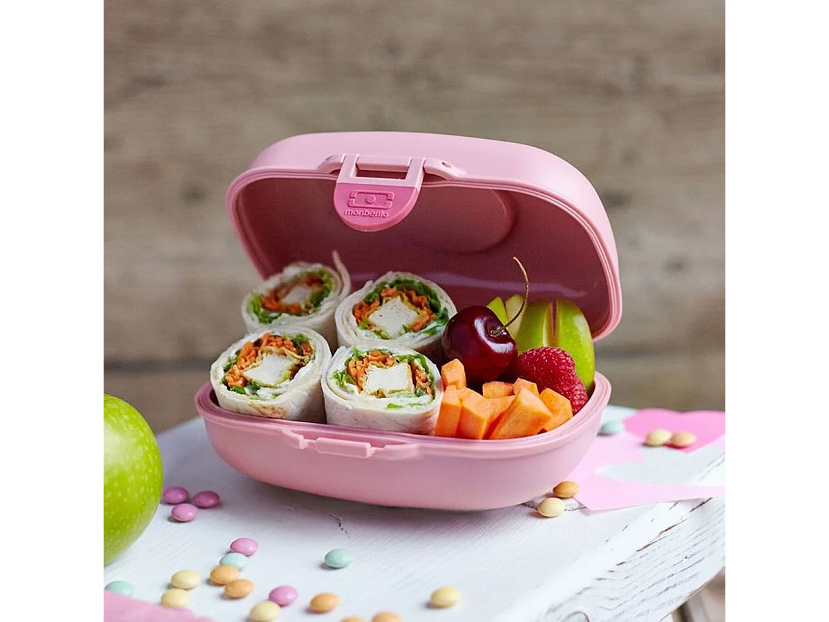 Monbento MB Gram Snack Box 0,6 L Rose Blush – Boîte à goûter enfant
