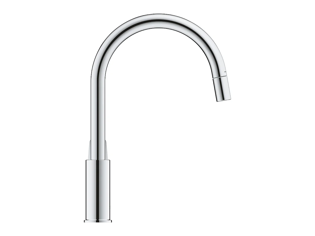Mitigeur de cuisine GROHE StartLoop bec haut col de cygne, douchette extractible chromé
