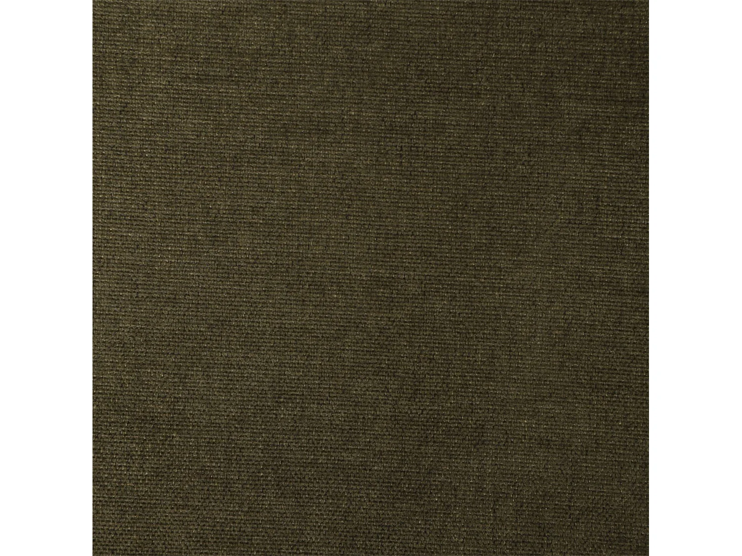 Lot de 2 tabourets de bar en bois d'hévéa naturel et tissu chenille kaki - Paola